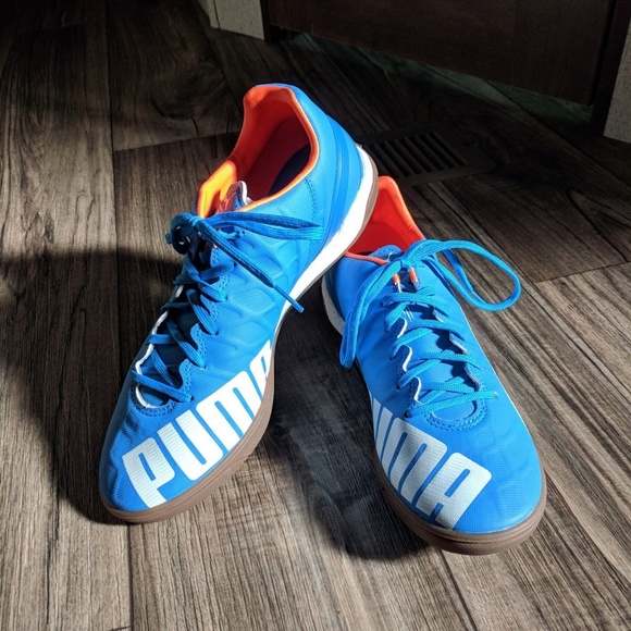 Blue puma evo speed 4s shoes - Picture 3 of 4